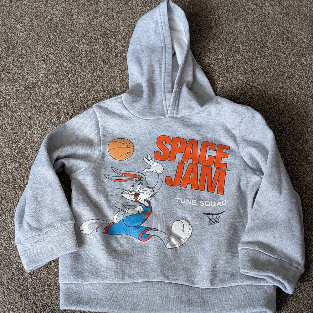 Space Jam Kids Gray Hoodie